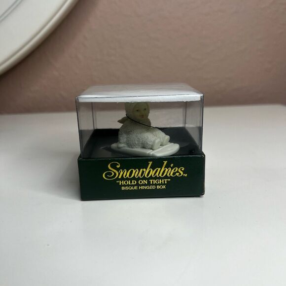 3/$20 Snowbabies Hold on Tight Hinged Box - Picture 13 of 13